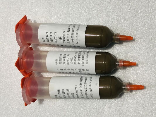 Medium Viscosity Vacuum Brazing Paste Offering Meltingpoint Typically 9001100°C Electrical Conductivity 9.4 X 106 ohmm Perfect for Metal Joining